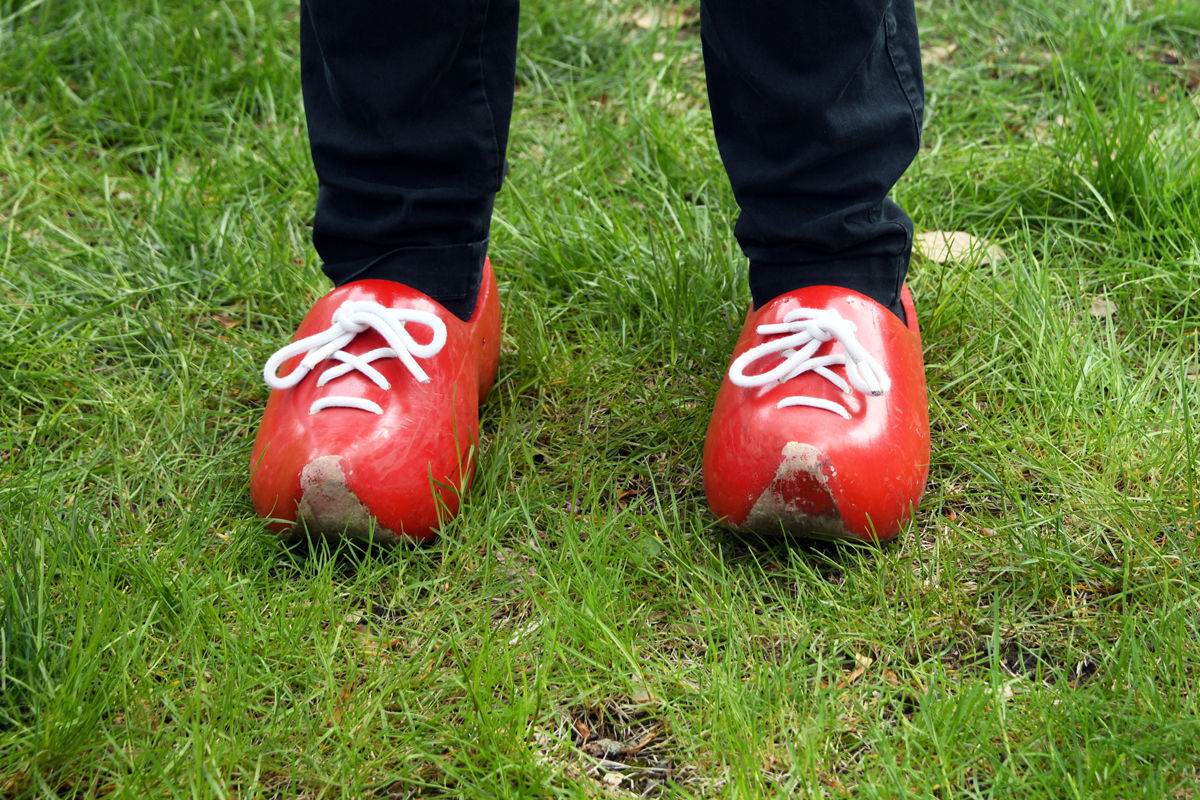 173 A more contemporary version of wooden shoes.JPG